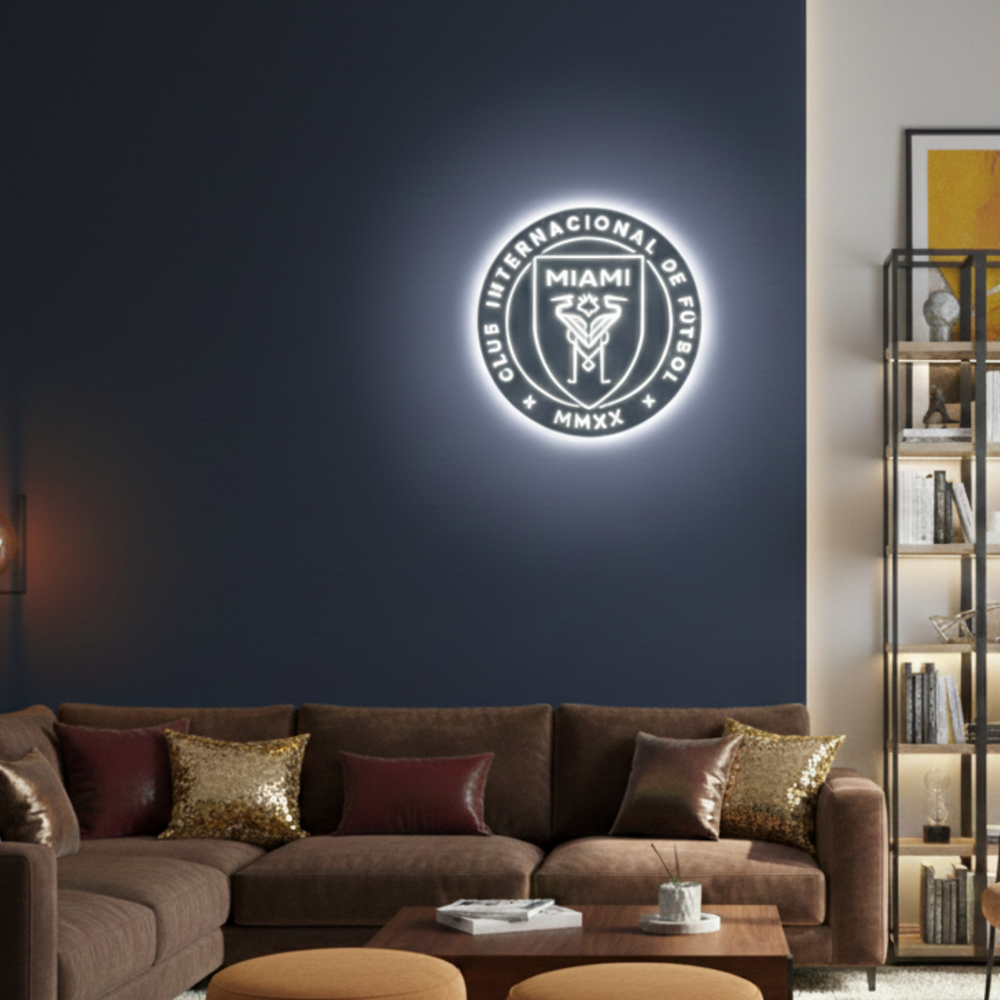 Inter Miami Football Club LED Wall Décor