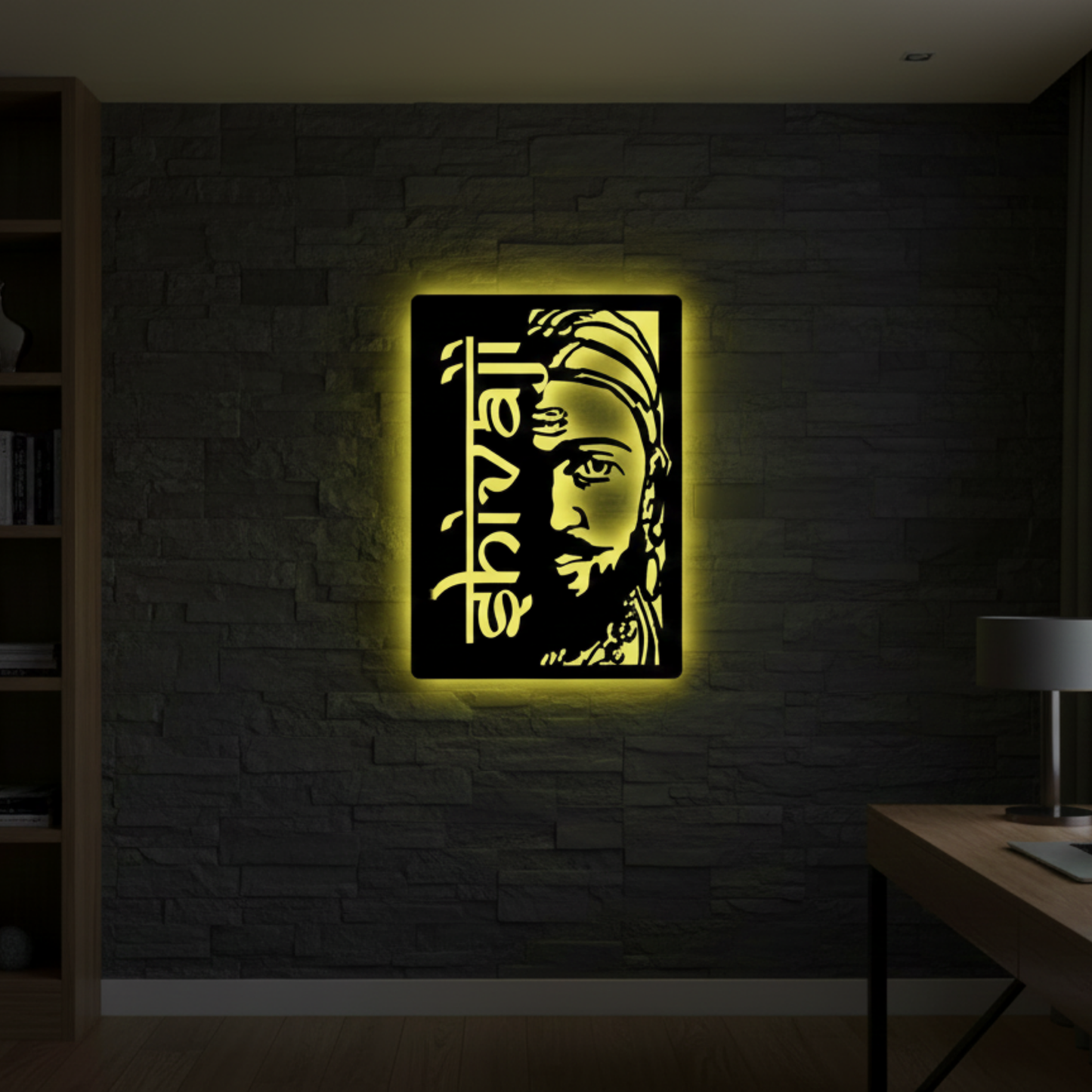 Chhatrapati Shivaji Maharaj LED Wall Décor