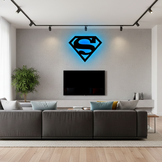 Superman LED Wall Decor Logo