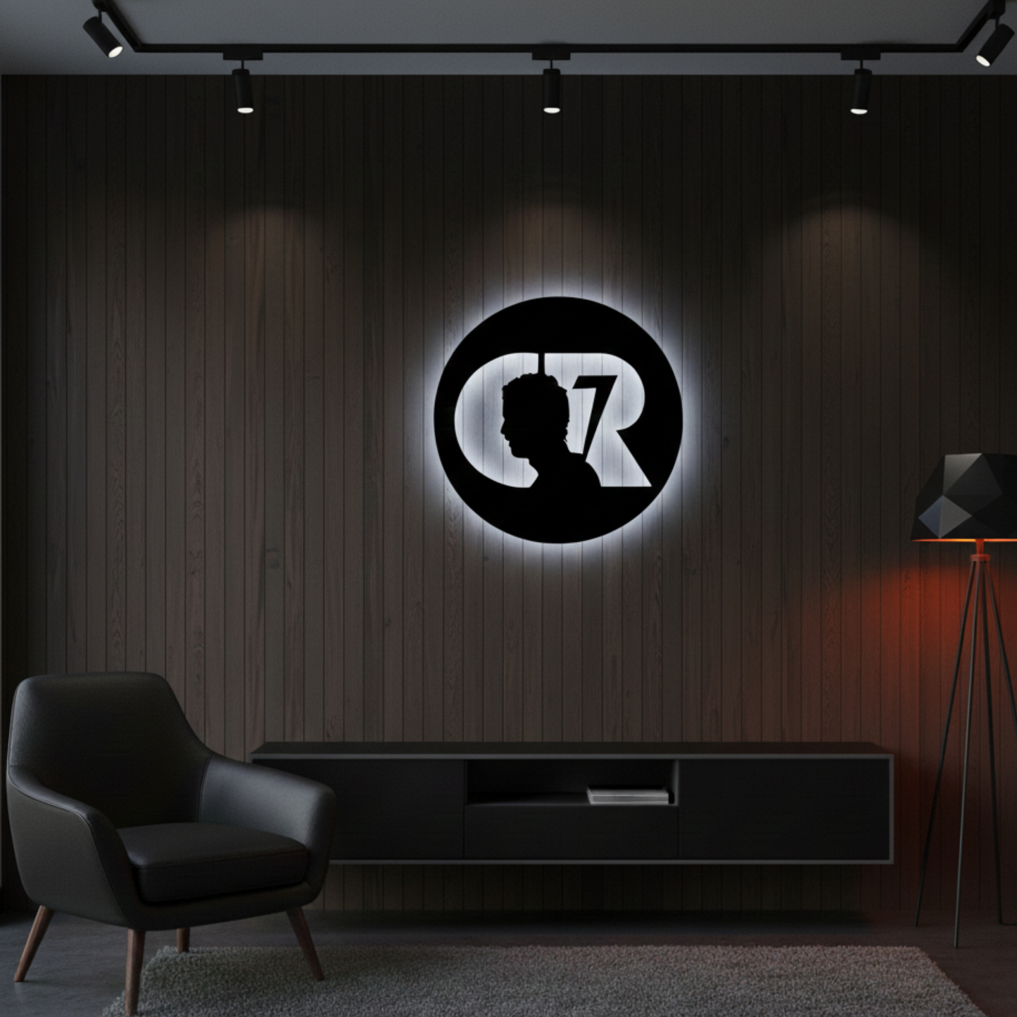 Cristiano Ronaldo (CR7) LED Logo