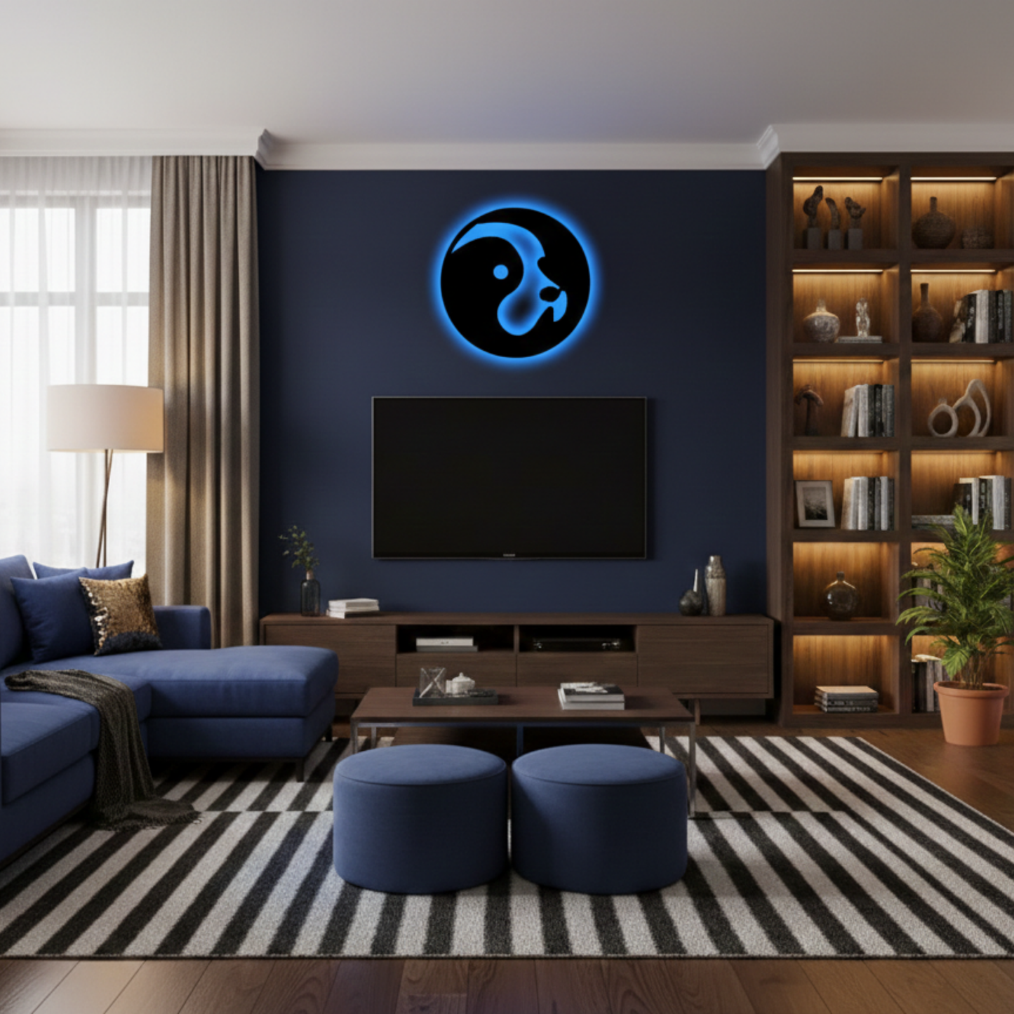 Dog Silhouette LED Wall Décor