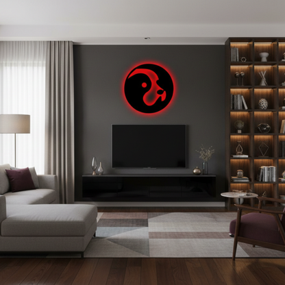 Dog Silhouette LED Wall Décor