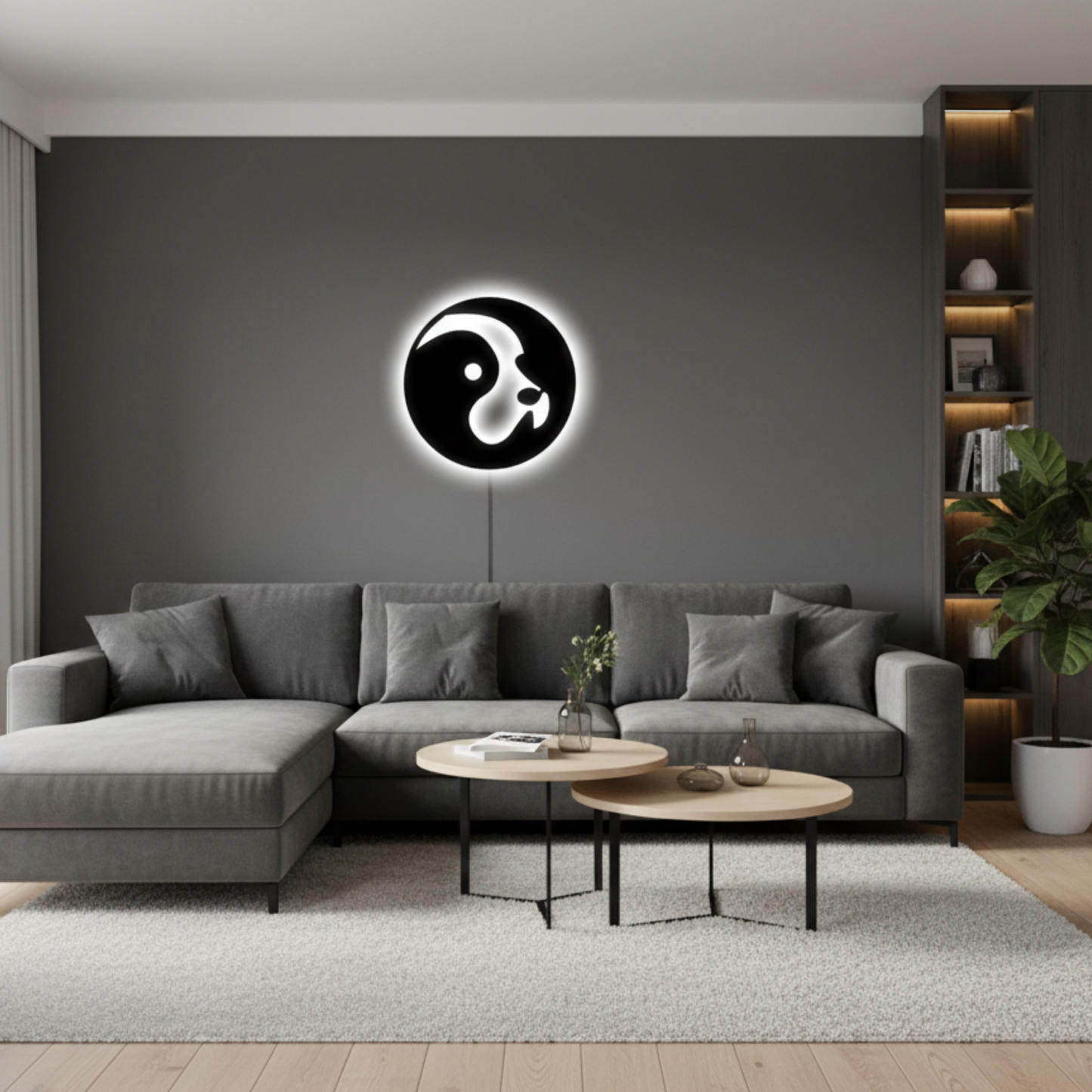 Dog Silhouette LED Wall Décor