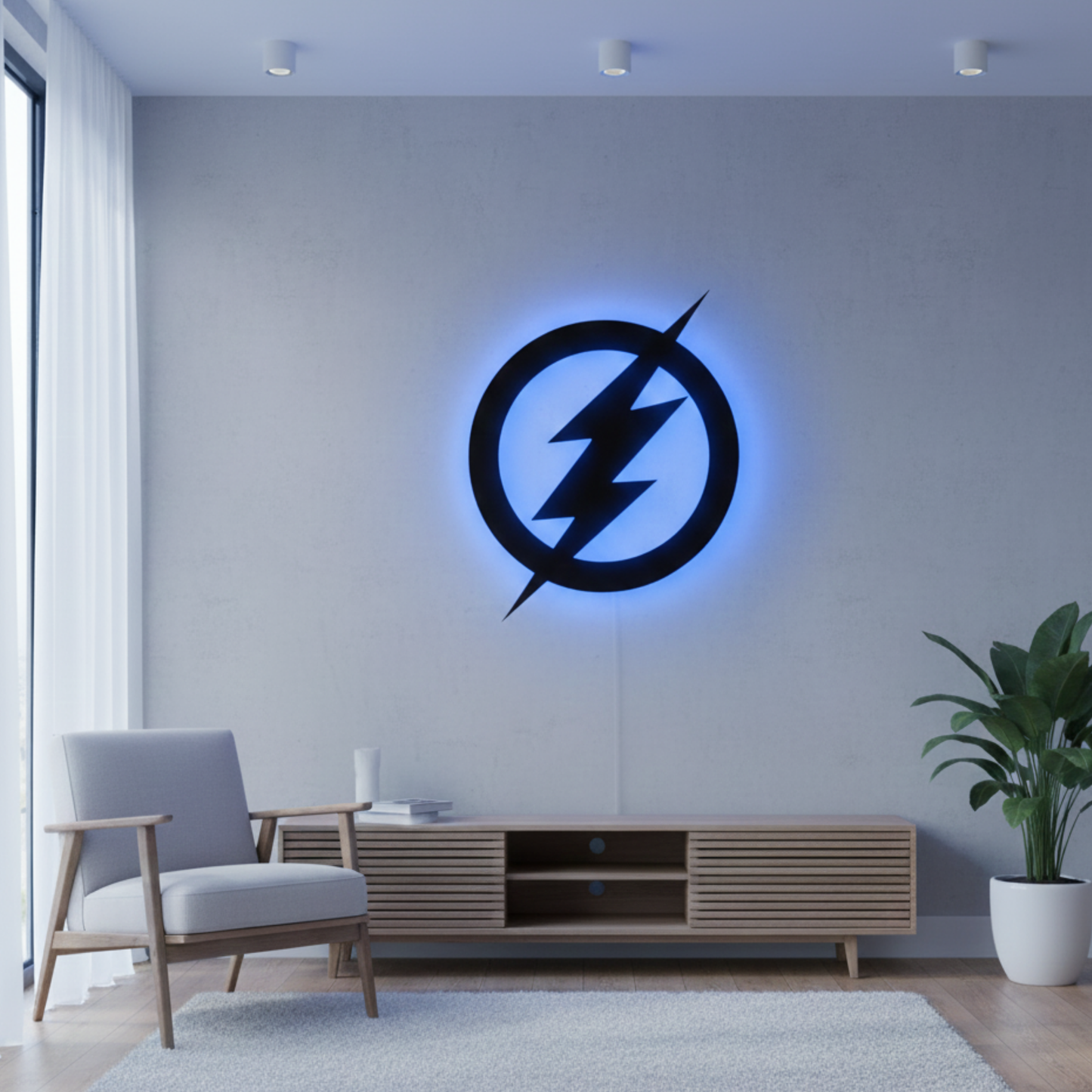 Flash Superhero LED Wall Décor
