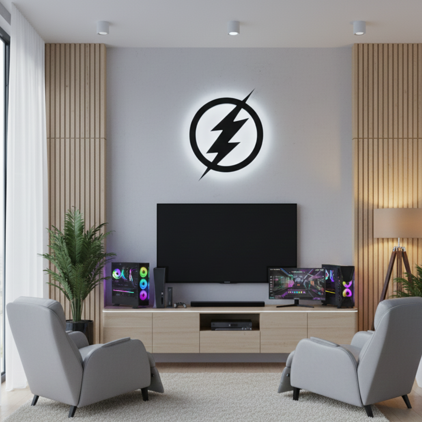 Flash Superhero LED Wall Décor