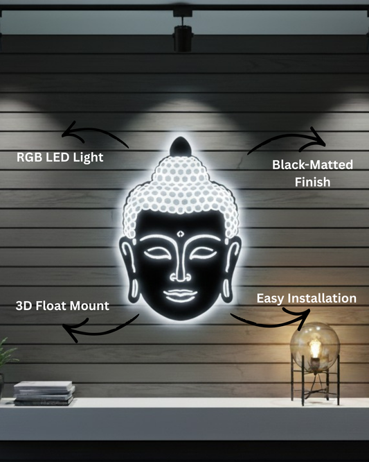 Lord Buddha LED Wall Décor