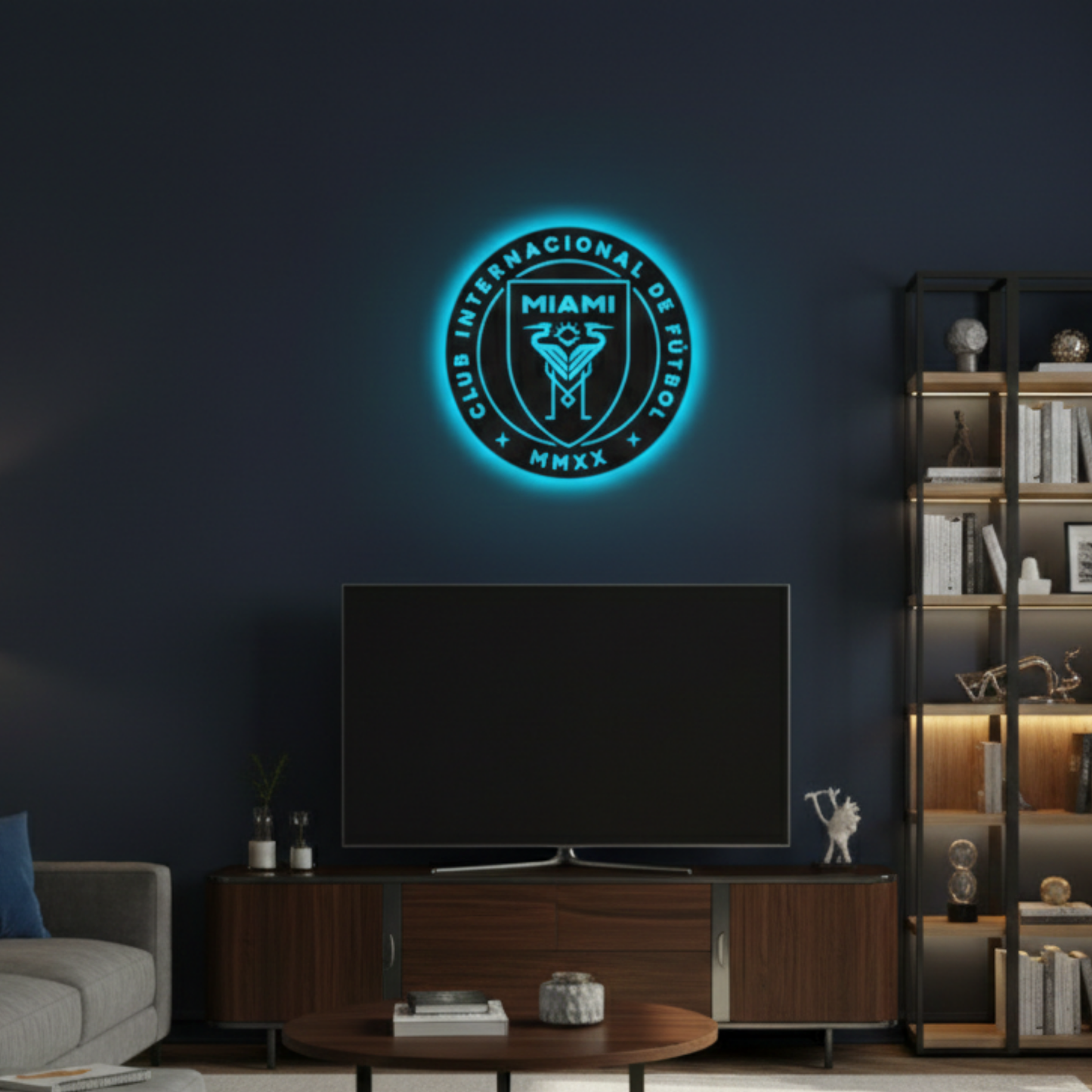 Inter Miami Football Club LED Wall Décor