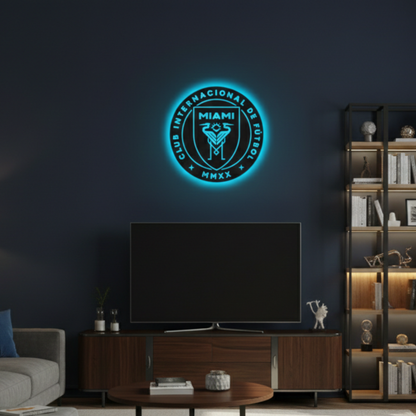 Inter Miami Football Club LED Wall Décor