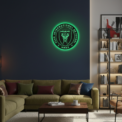 Inter Miami Football Club LED Wall Décor