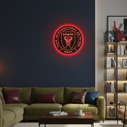 Inter Miami Football Club LED Wall Décor