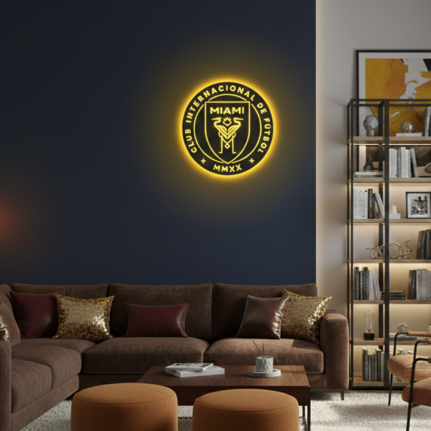Inter Miami Football Club LED Wall Décor