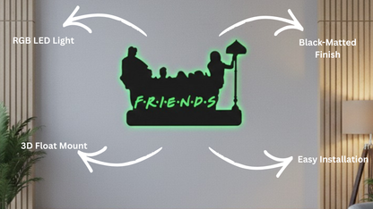 Friends LED Wall Décor