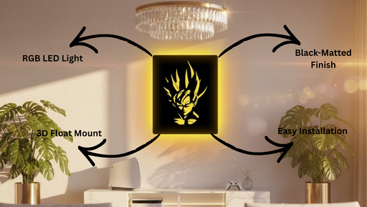 Son Goku LED Wall Décor
