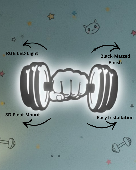 Gym Dumble LED Logo