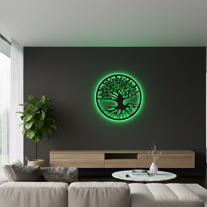 Modern Art Tree LED Wall Décor