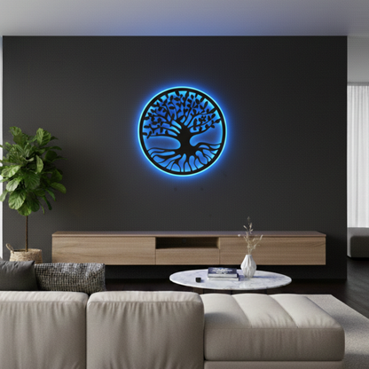 Modern Art Tree LED Wall Décor