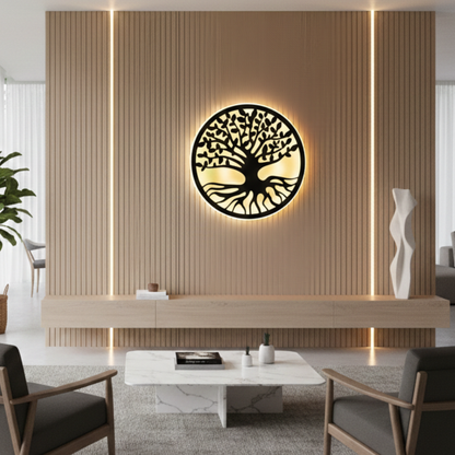 Modern Art Tree LED Wall Décor