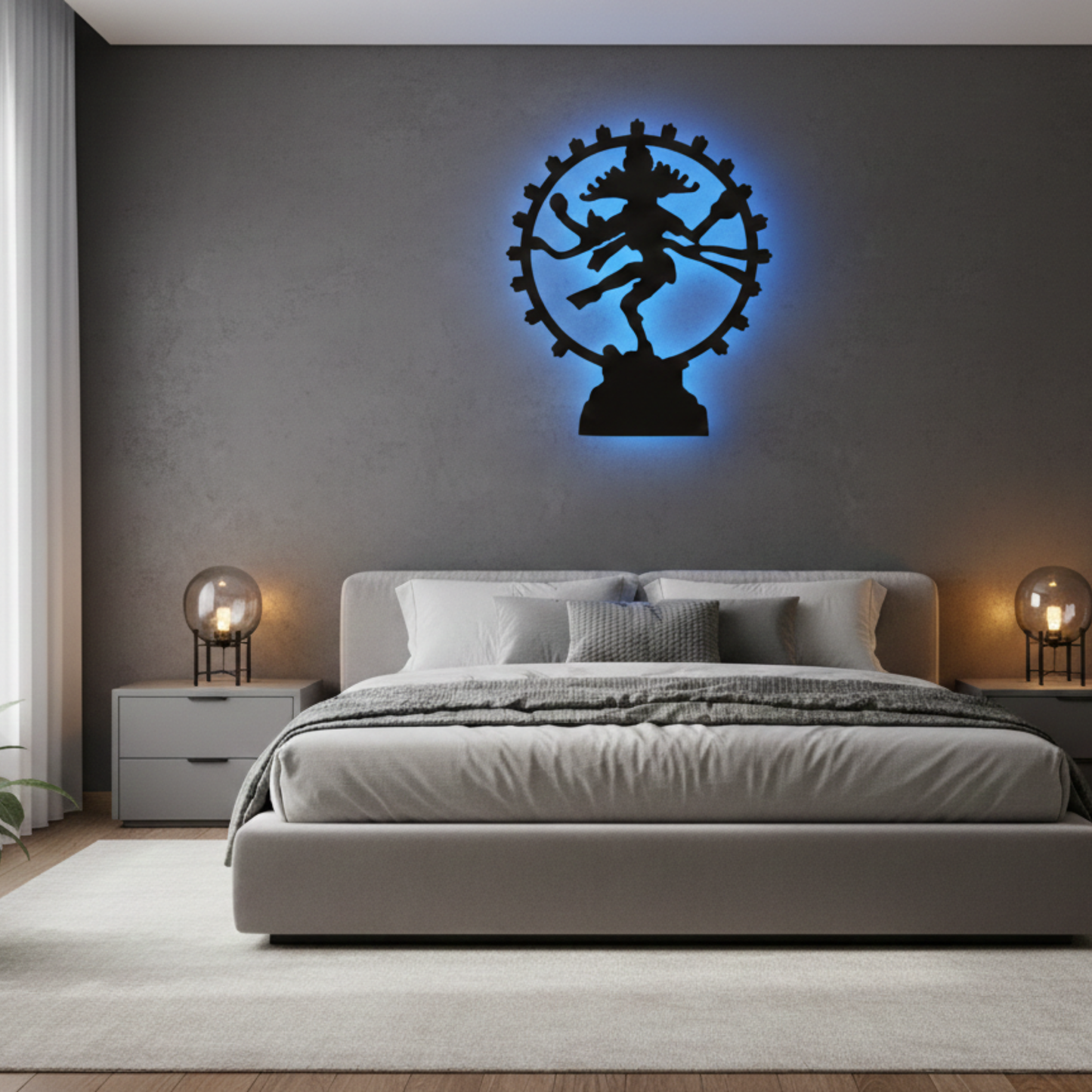 Mahadev Natraj Nritya LED Wall Décor