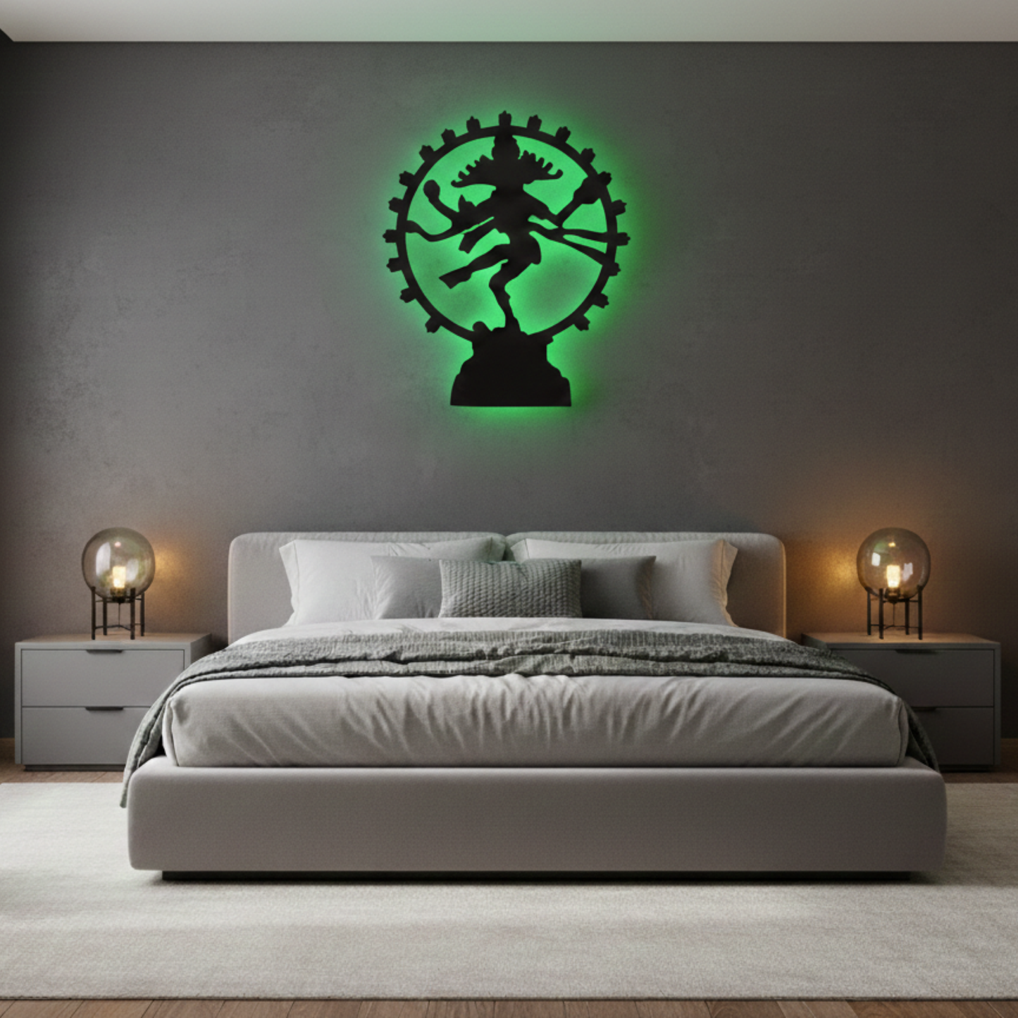 Mahadev Natraj Nritya LED Wall Décor