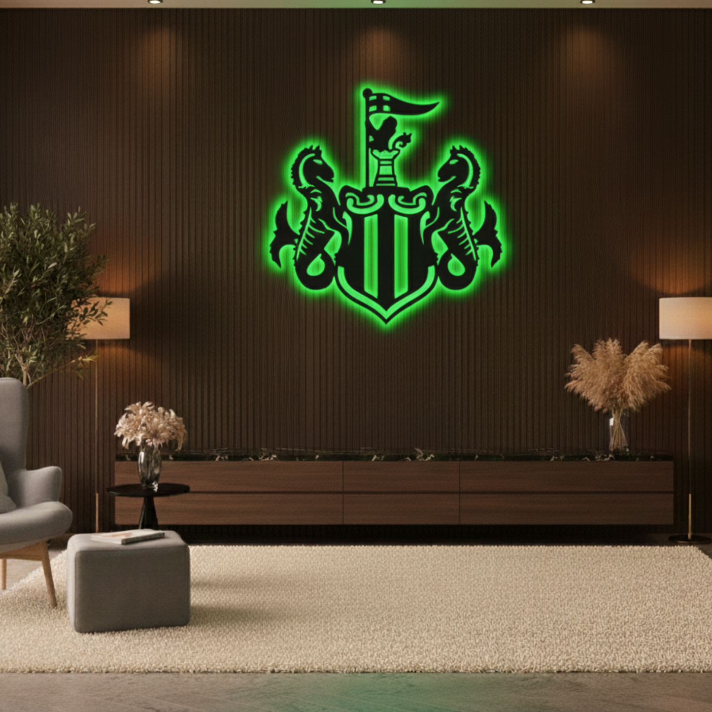 Newcastle United F.C. LED Wall Décor