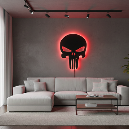 Punisher LED Wall Logo