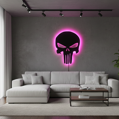 Punisher LED Wall Logo
