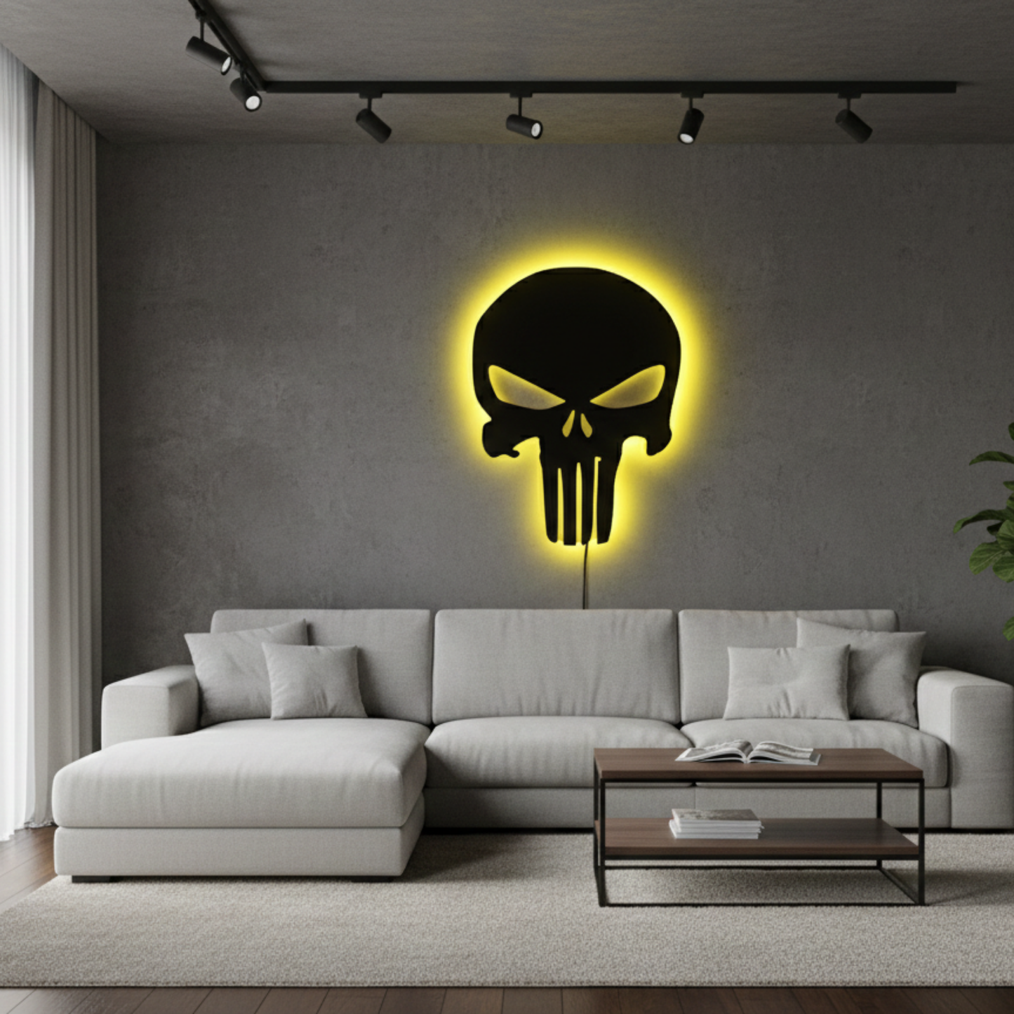 Punisher LED Wall Logo