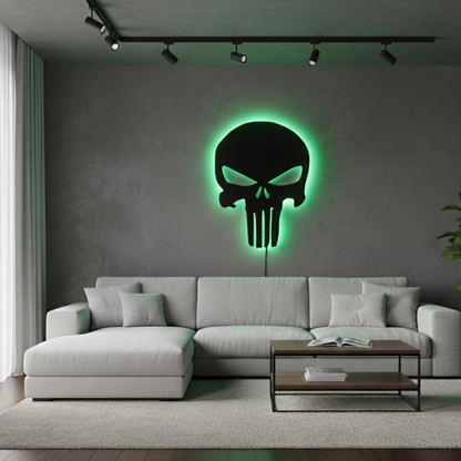 Punisher LED Wall Logo