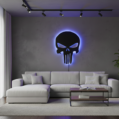Punisher LED Wall Logo