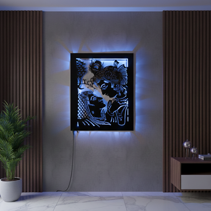 Radha Krishna LED Wall Décor