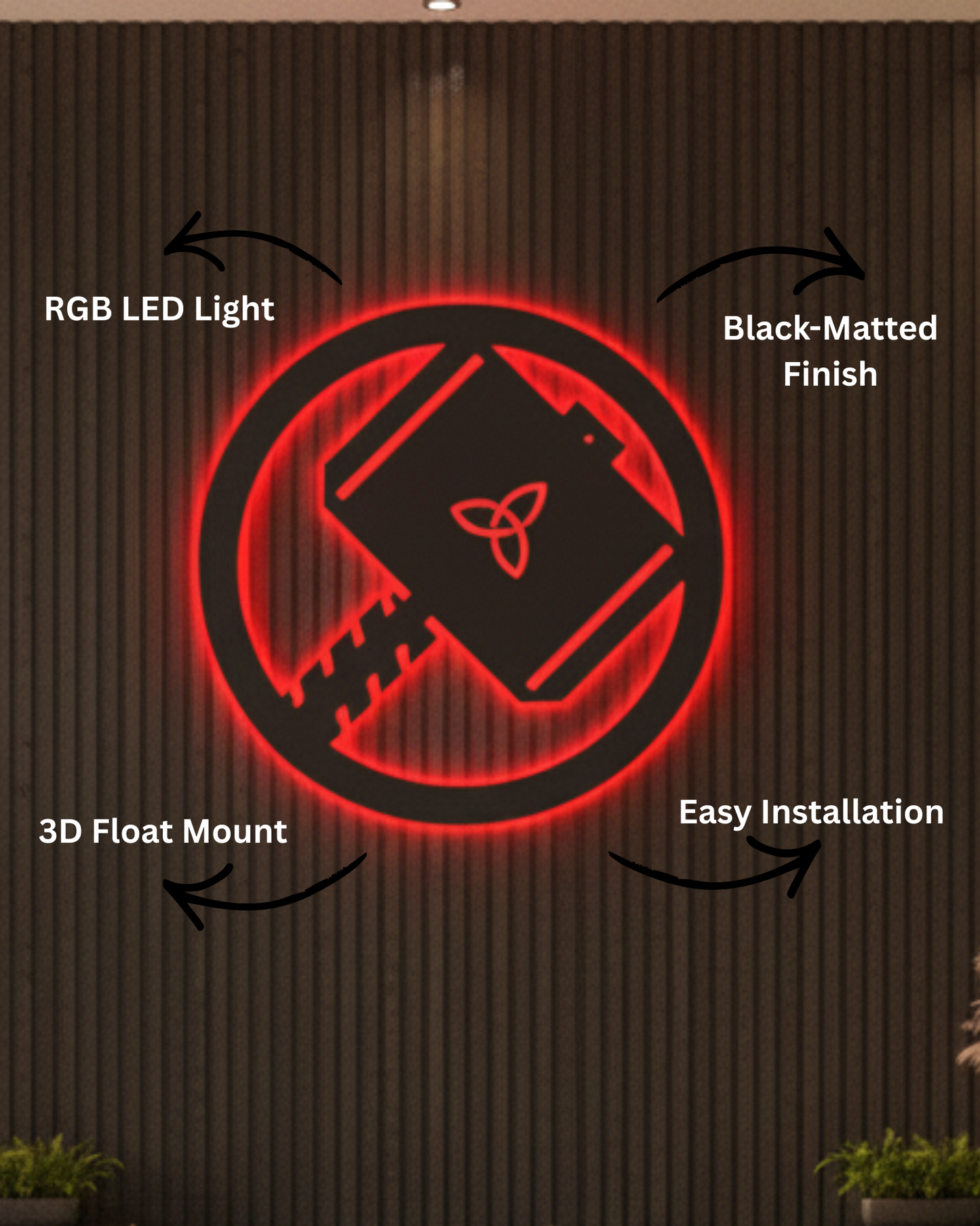 Thor LED Wall Décor