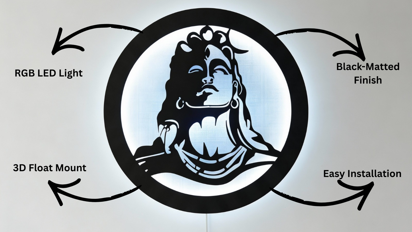 Mahadev LED Wall Décor