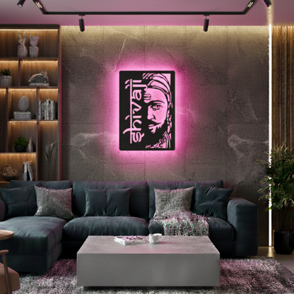 Chhatrapati Shivaji Maharaj LED Wall Décor
