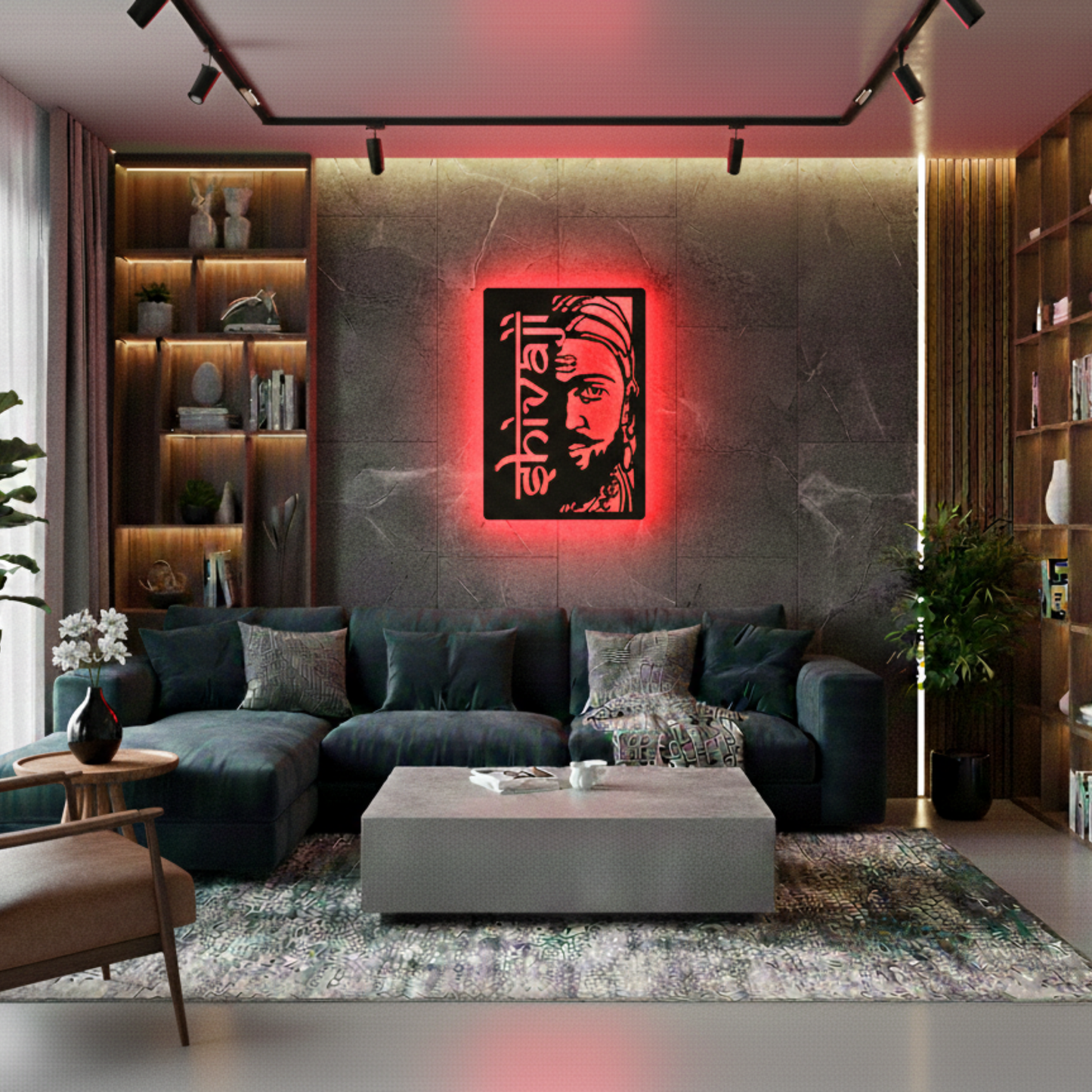 Chhatrapati Shivaji Maharaj LED Wall Décor