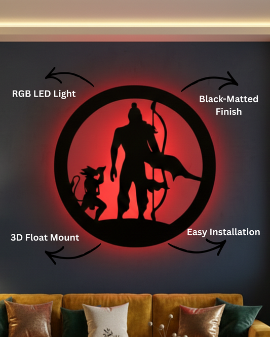 Ram & Hanuman LED Wall Décor