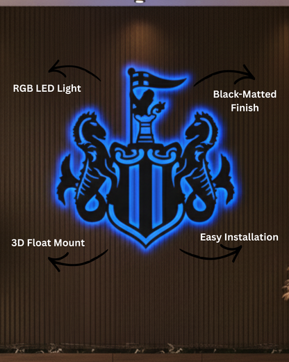 Newcastle United F.C. LED Wall Décor