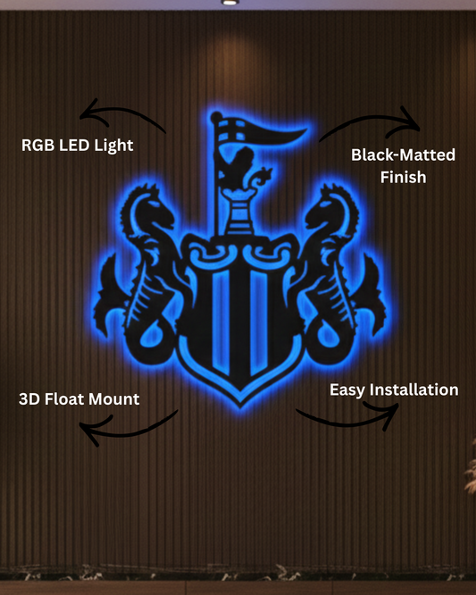 Newcastle United F.C. LED Wall Décor