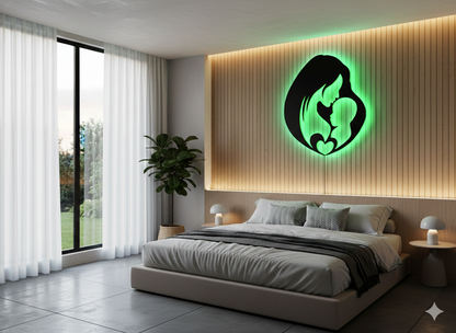 Mom Love LED Wall Décor