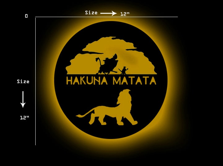 Hakuna Matata LED Wall Décor LED Logo