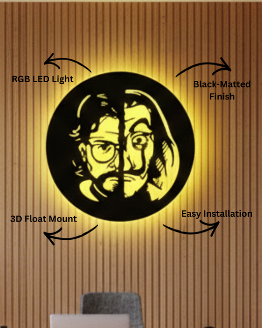 Money Heist LED Wall Logo