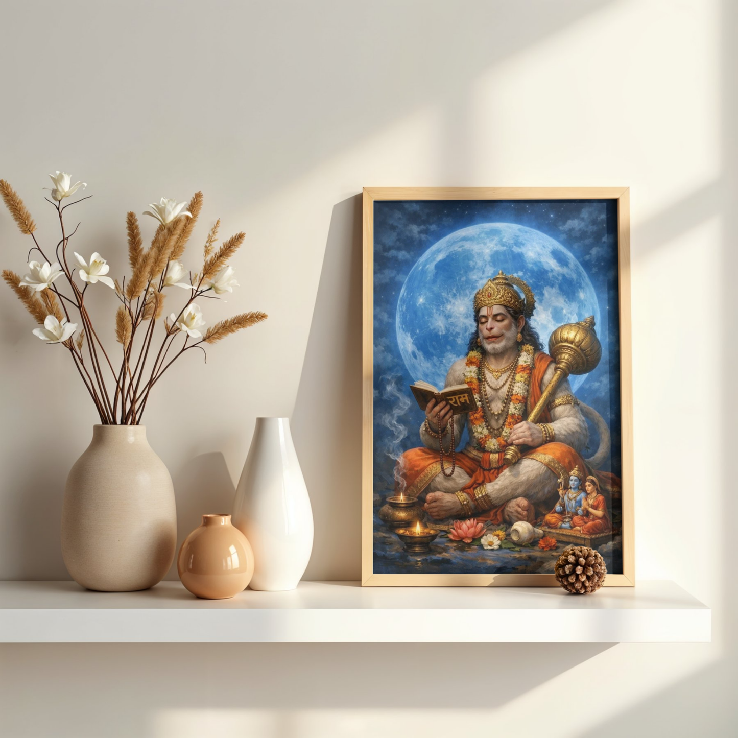 HANUMAN JI  MOON