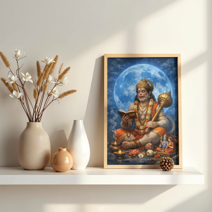 HANUMAN JI  MOON