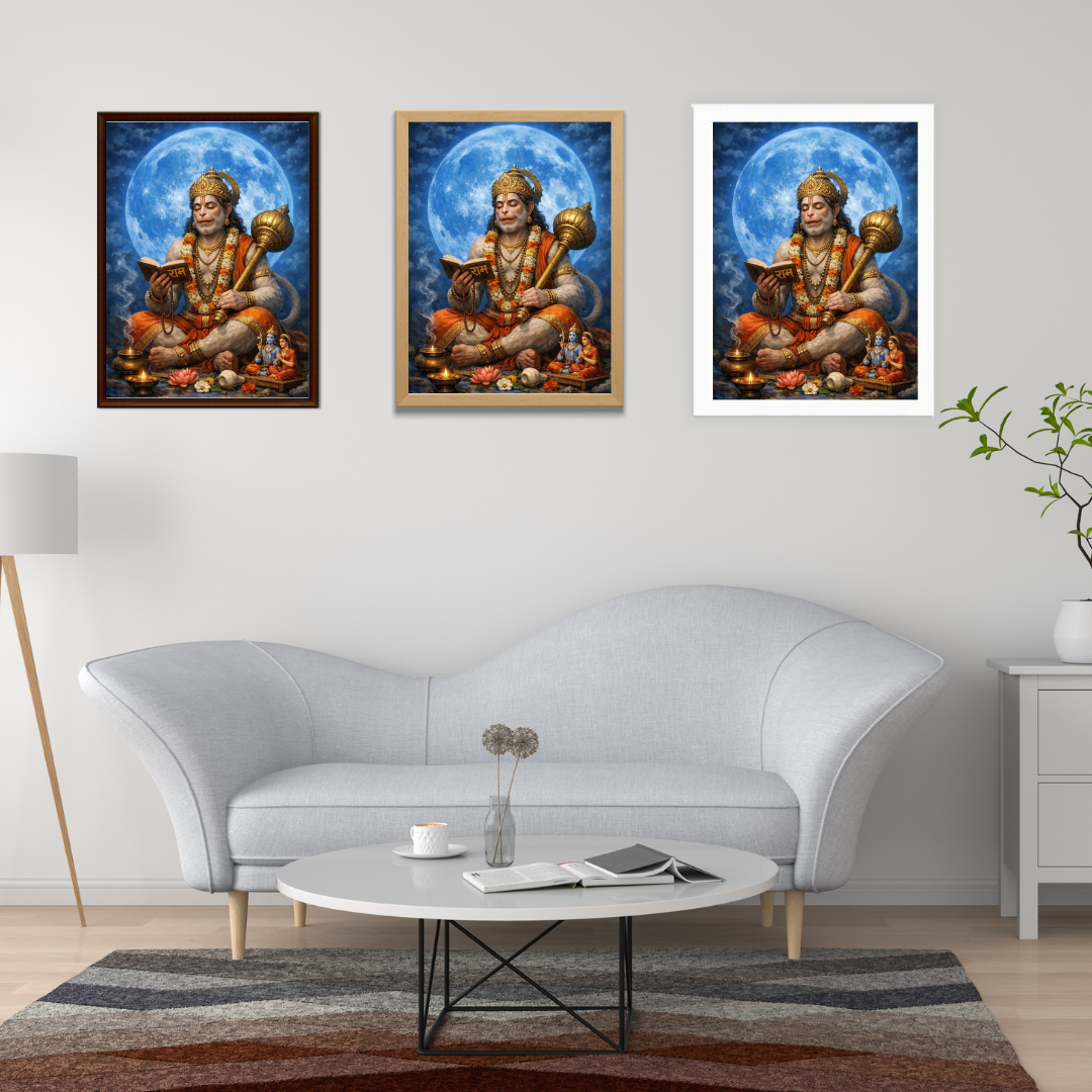 HANUMAN JI  MOON