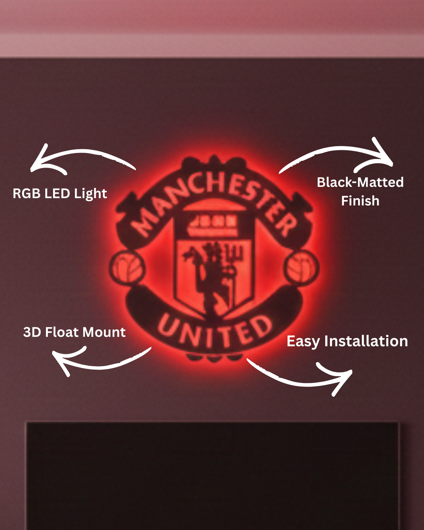 Manchester United Football Club LED Logo
