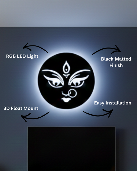Maa Durga LED Logo