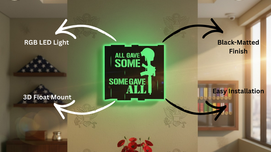 Army LED Wall Décor