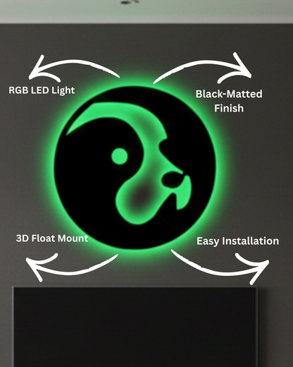 Dog Silhouette LED Wall Décor