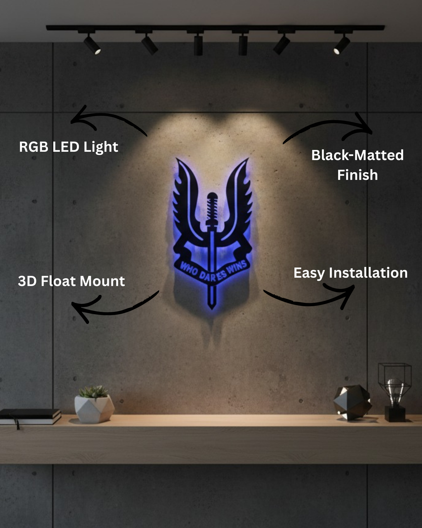 Army Balidan LED Wall Décor