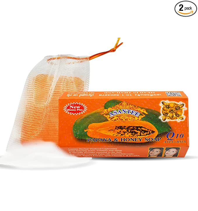 ASANTEE PAPAYA SOAP  (PACK OF 1)