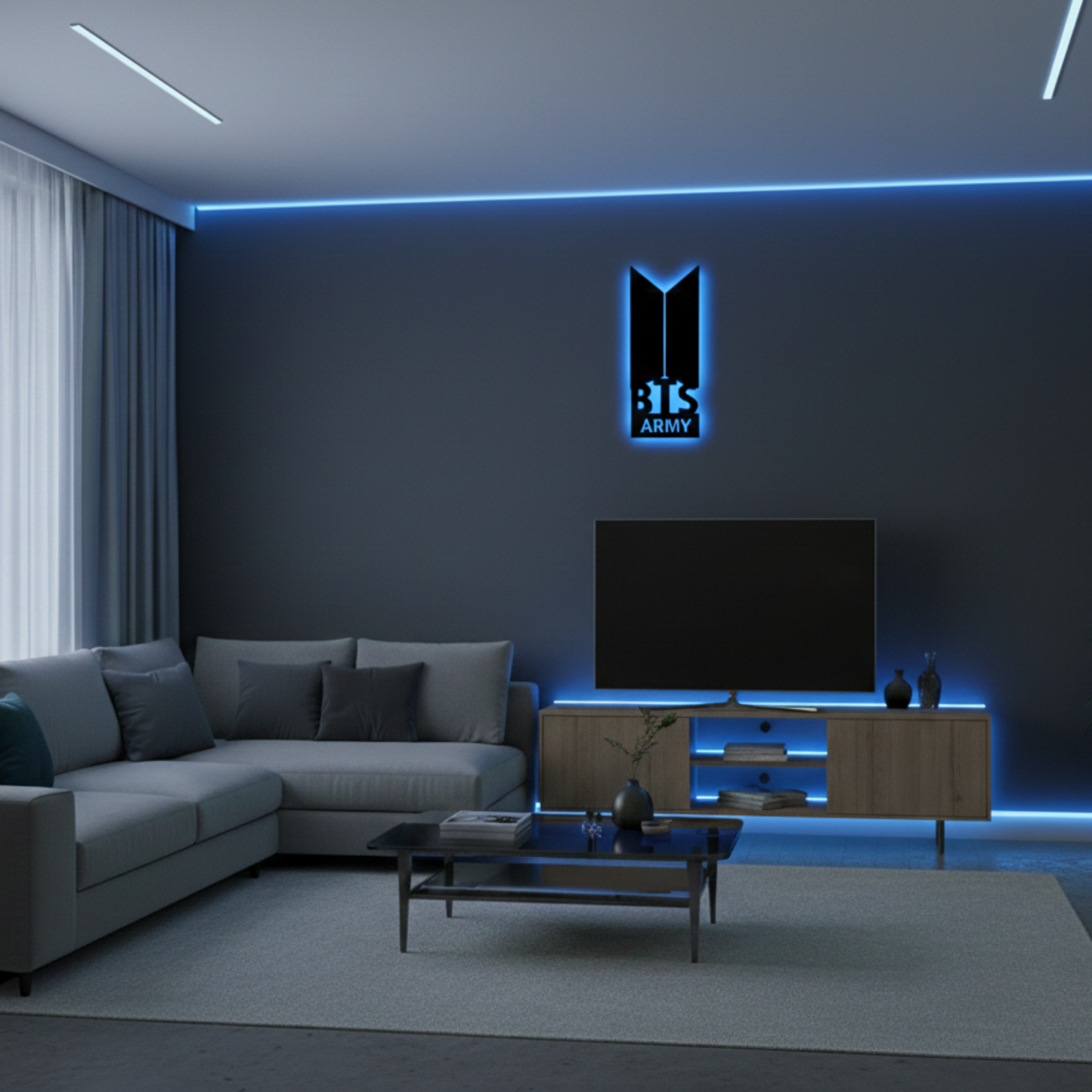 BTS Army LED Wall Logo